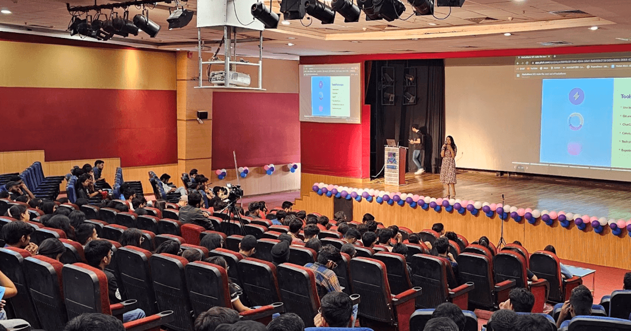 Khushboo at another conference