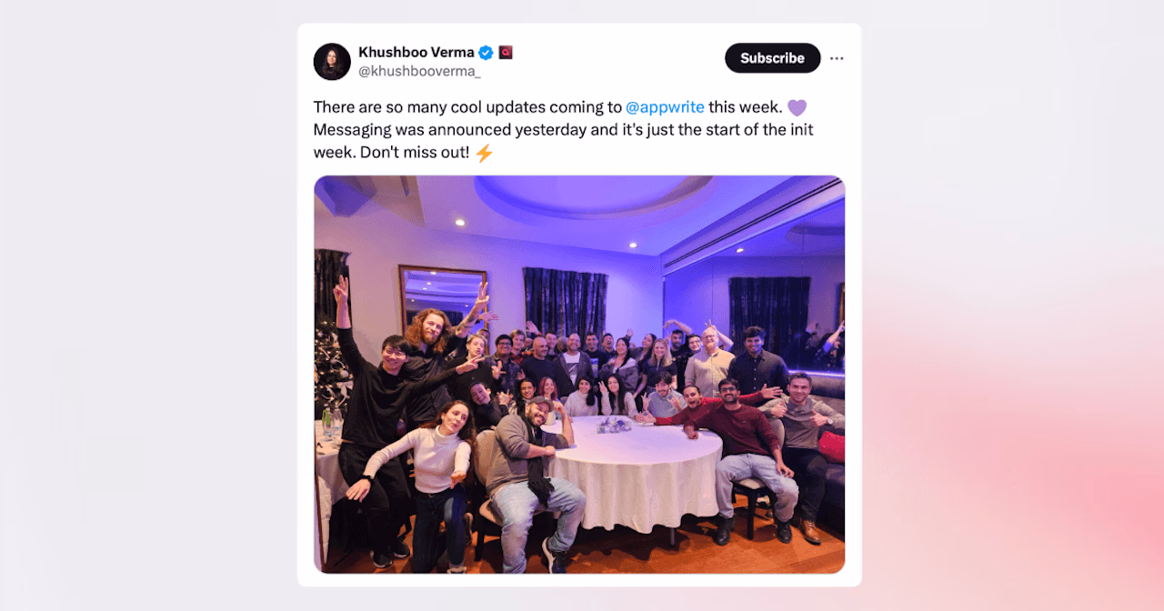 Khushboo post team two