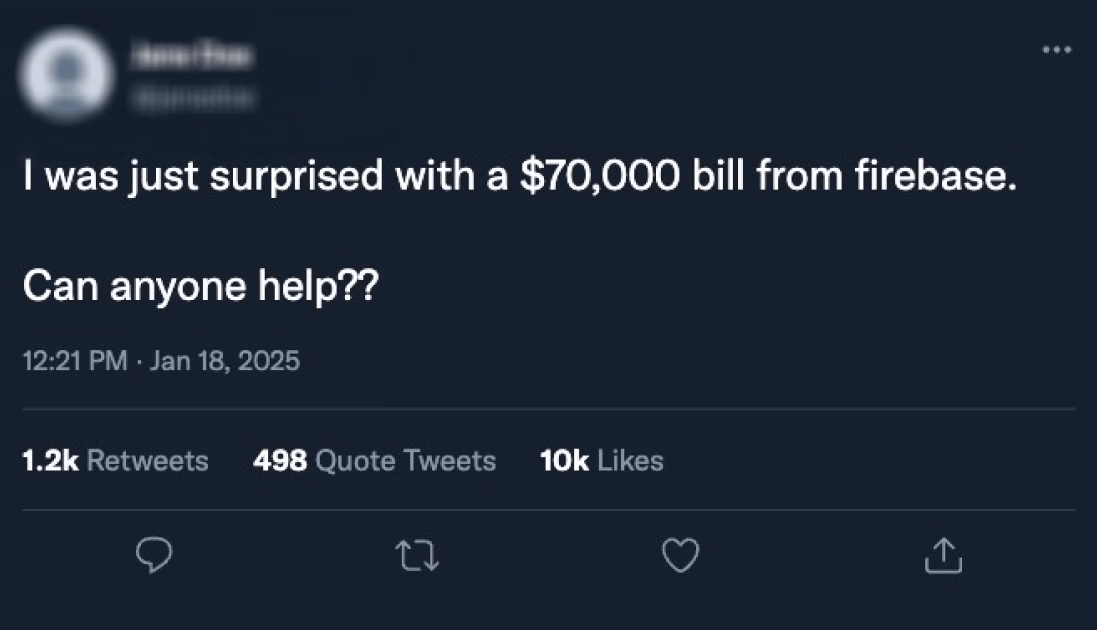Firebase bill post