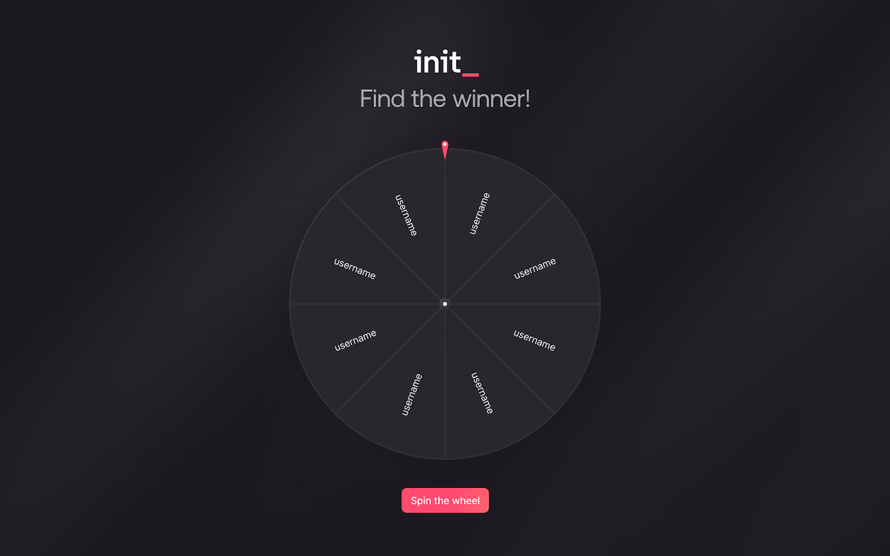 Spin The Wheel