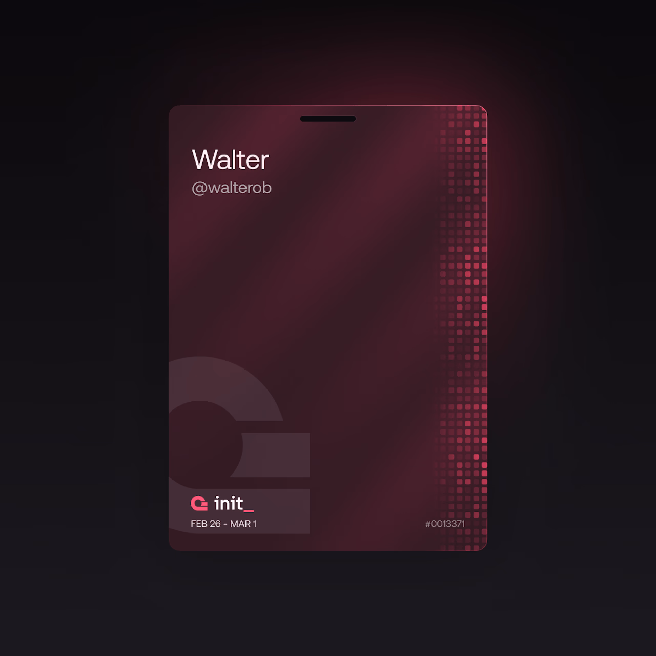 Init Appwrite dev ticket