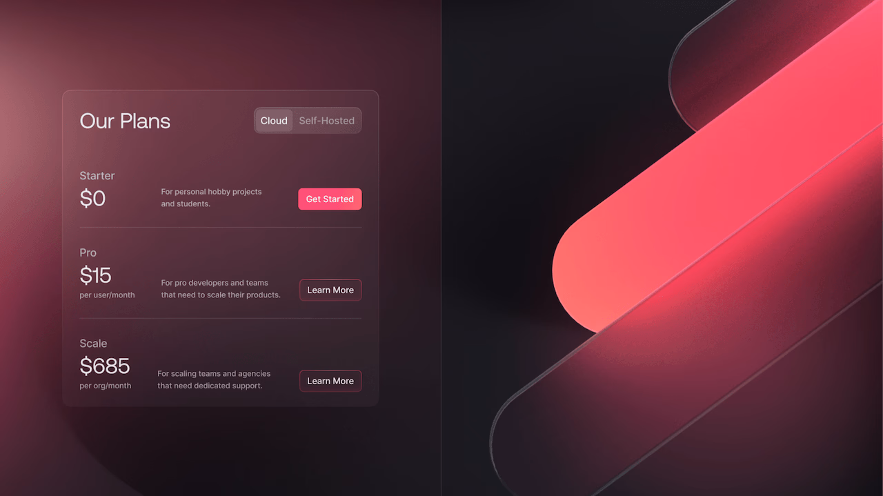 Appwrite's pricing plans