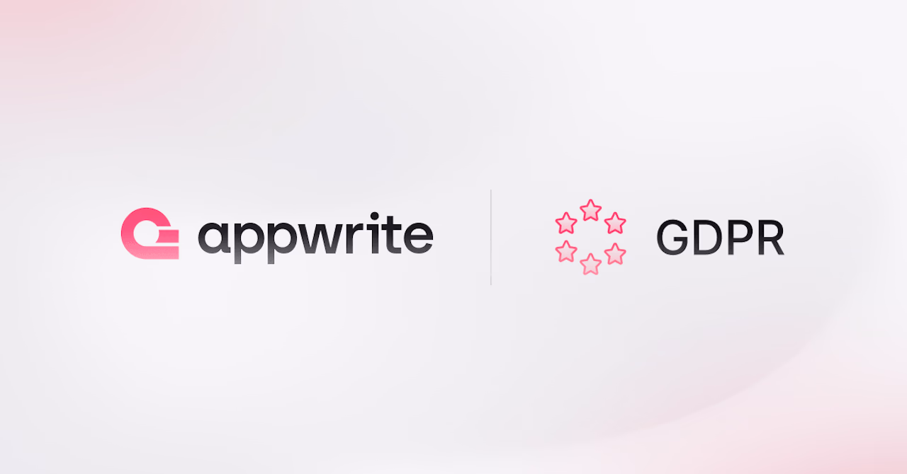 Appwrite is GDPR compliant