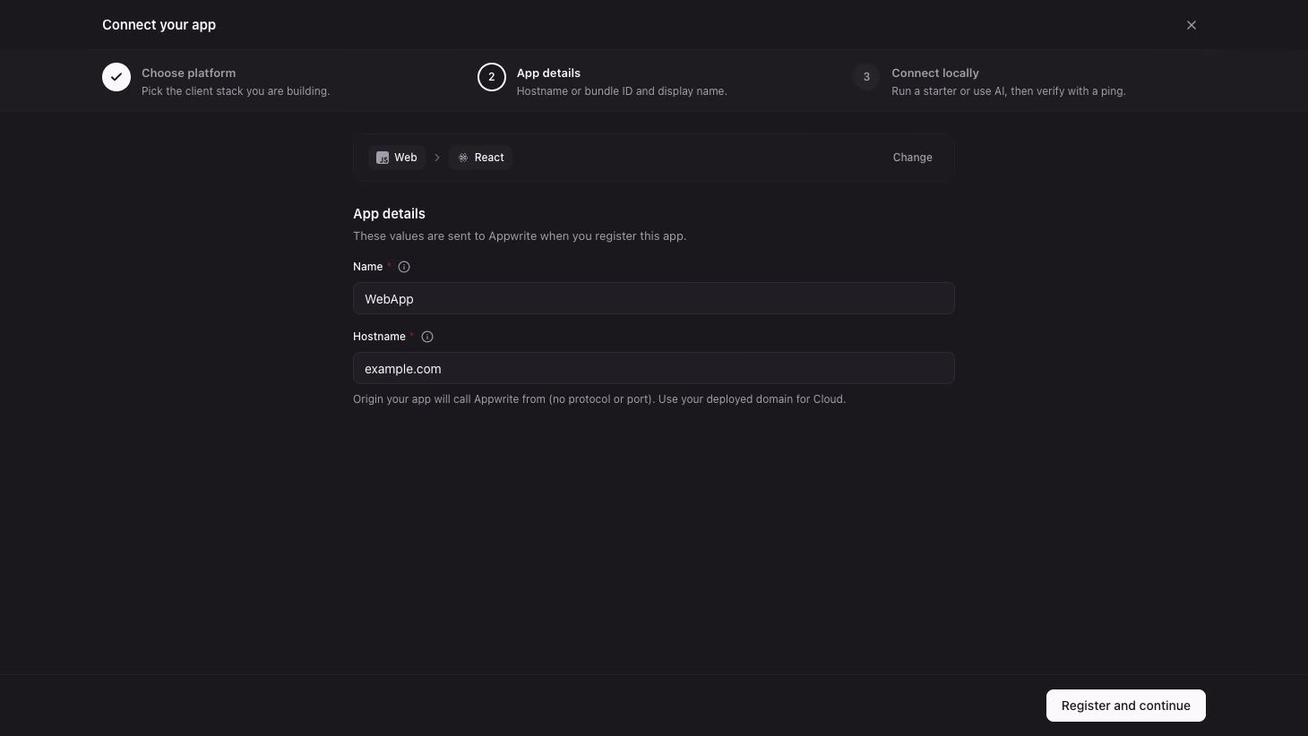 Add a platform for Web