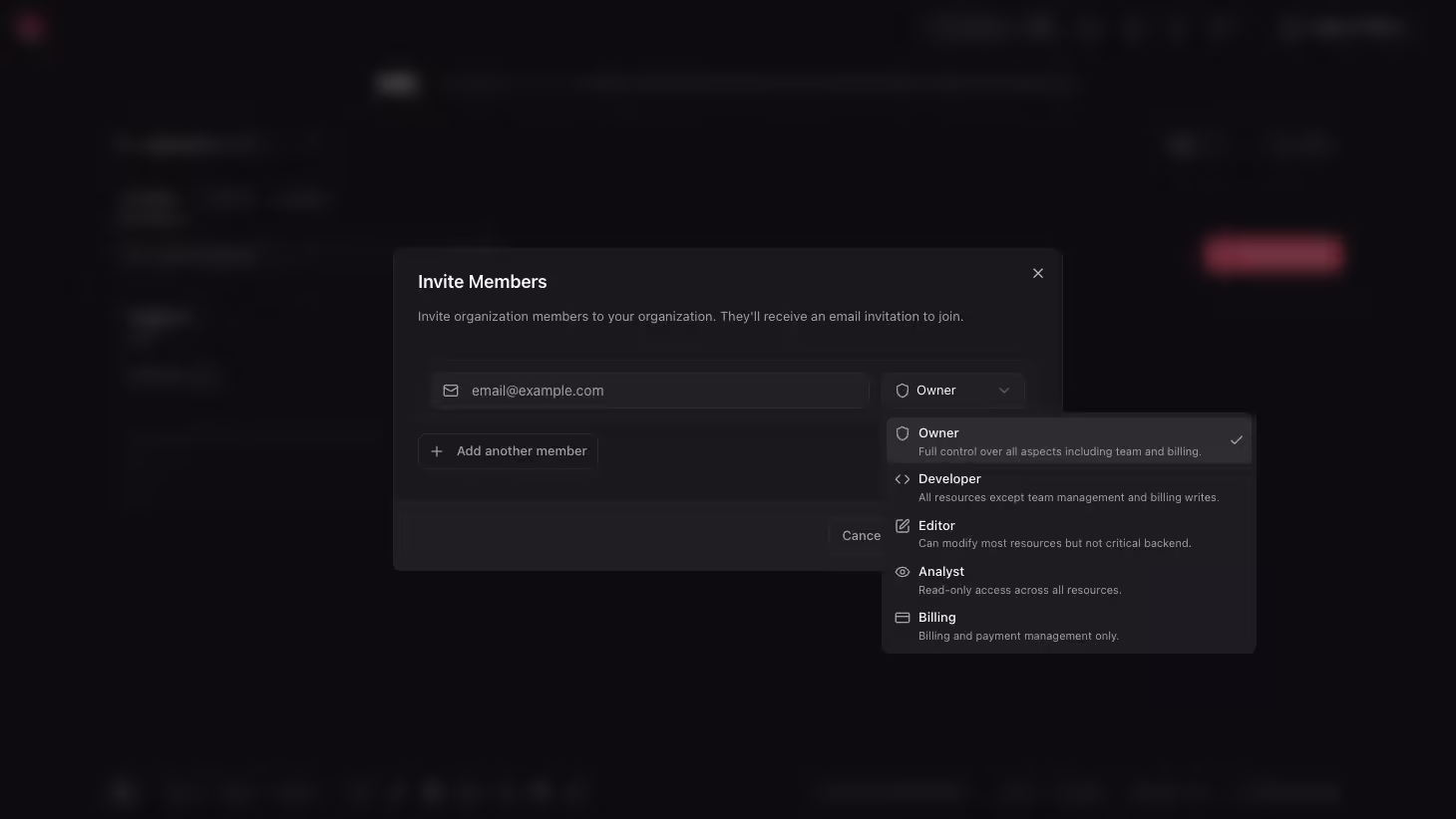 Console invite
