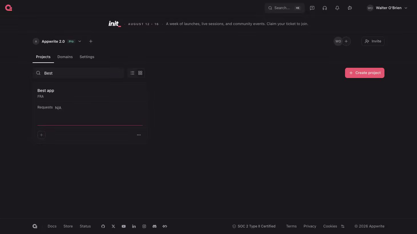 Console invite