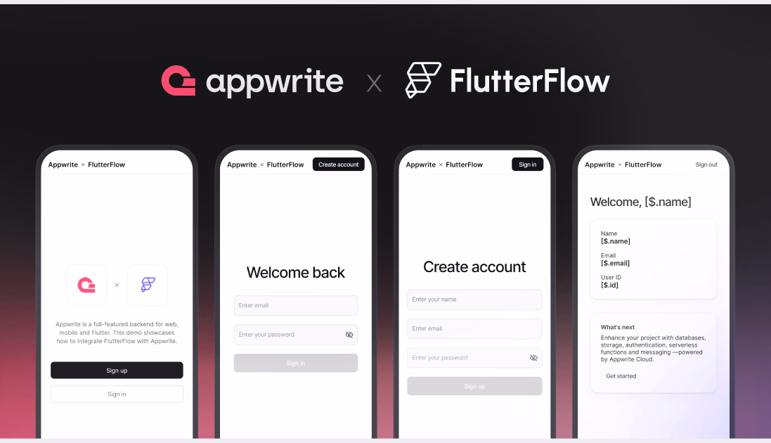Authentication kit for FlutterFlow