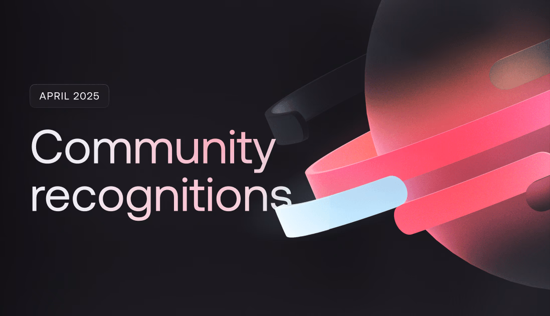 Community recognitions