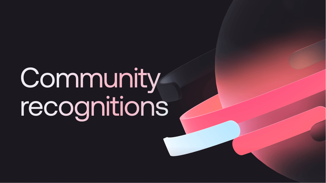 Community recognitions