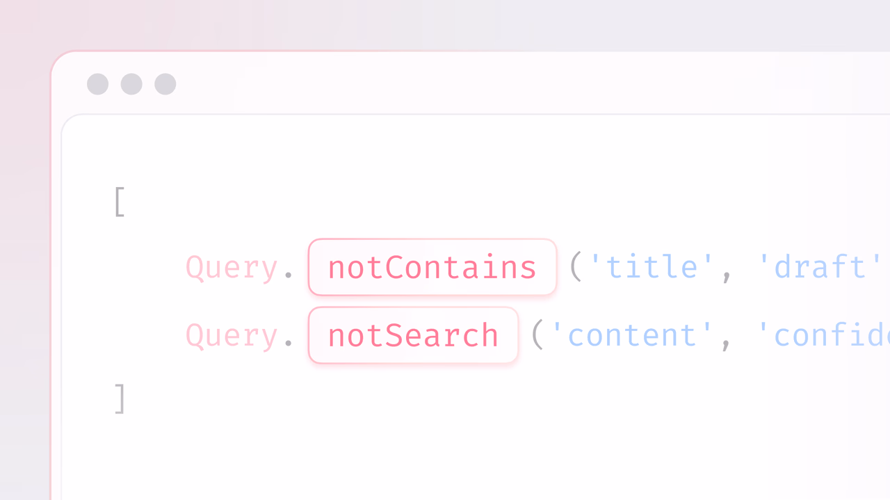 New queries