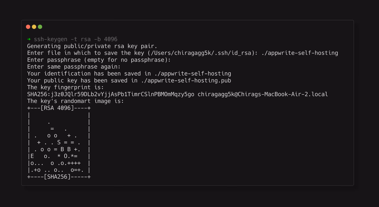 Generate SSH Key