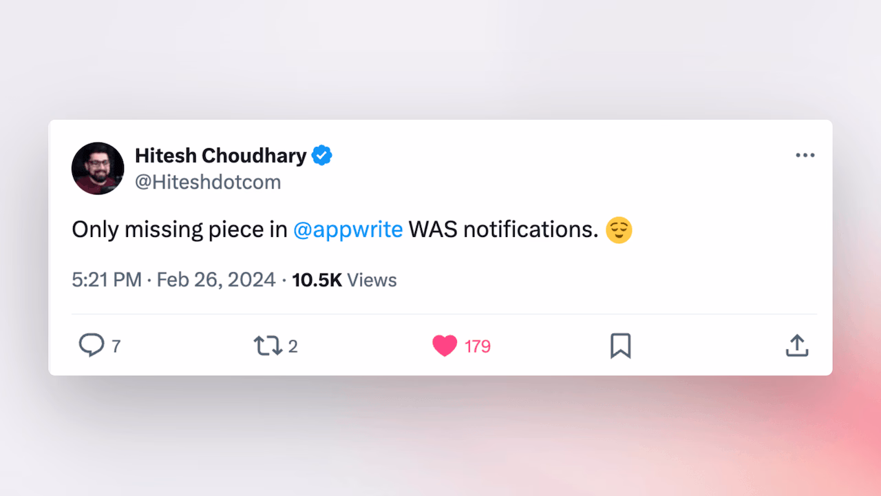 Tweet about Messaging