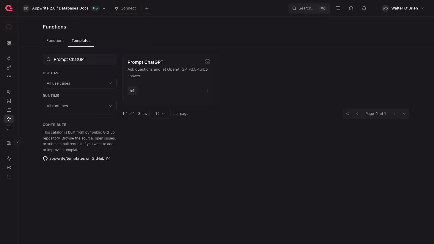 Appwrite Function Templates