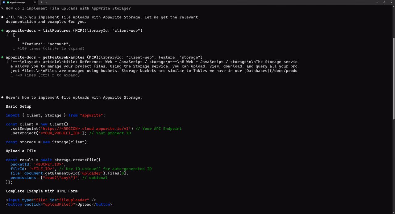 Implement file uploads