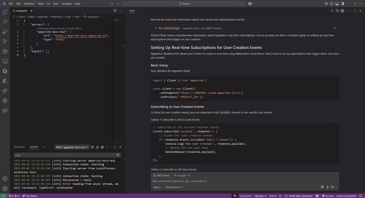 Code generation example