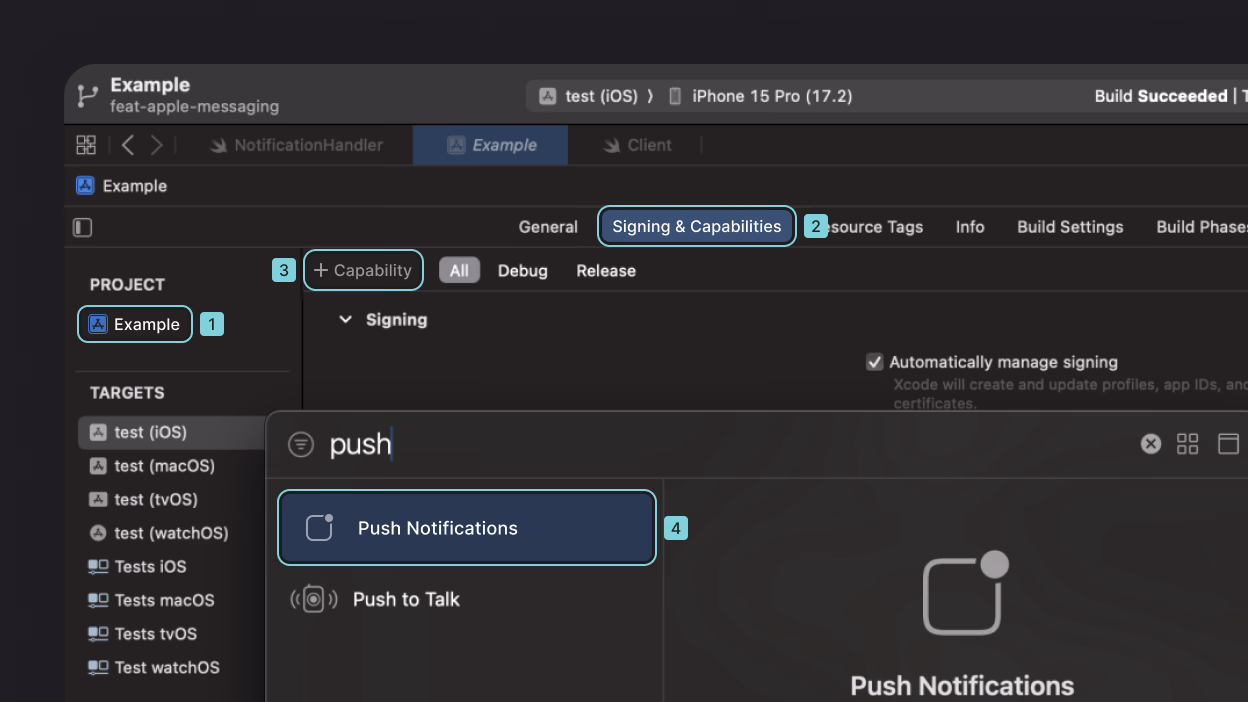 Enable PN on Xcode