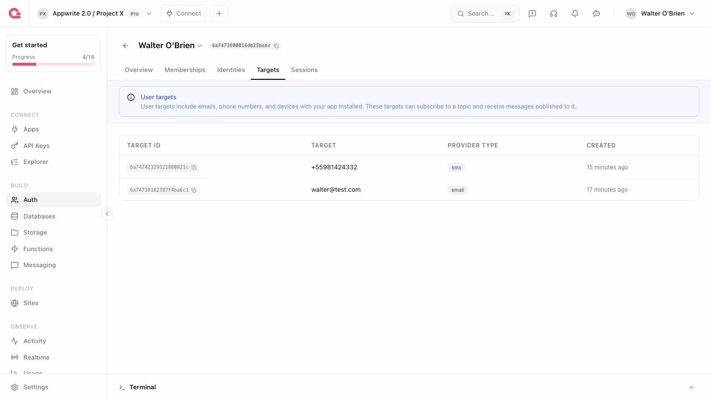 Target overview
