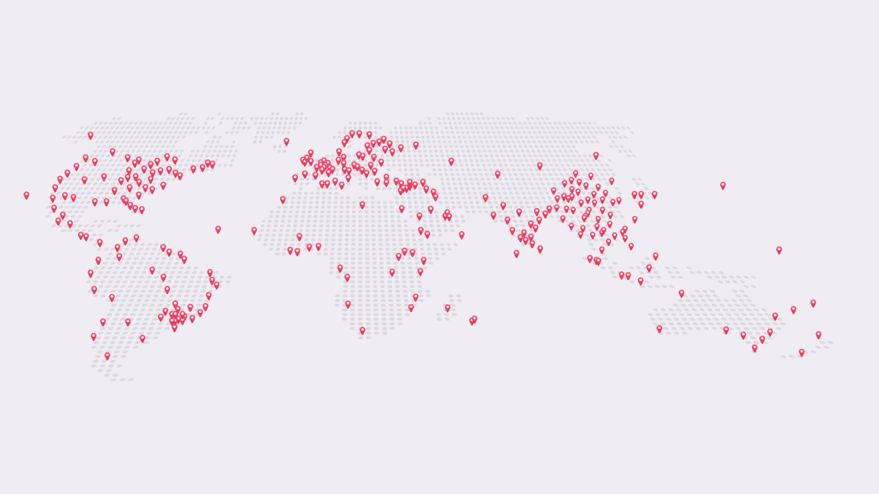 PoPs map