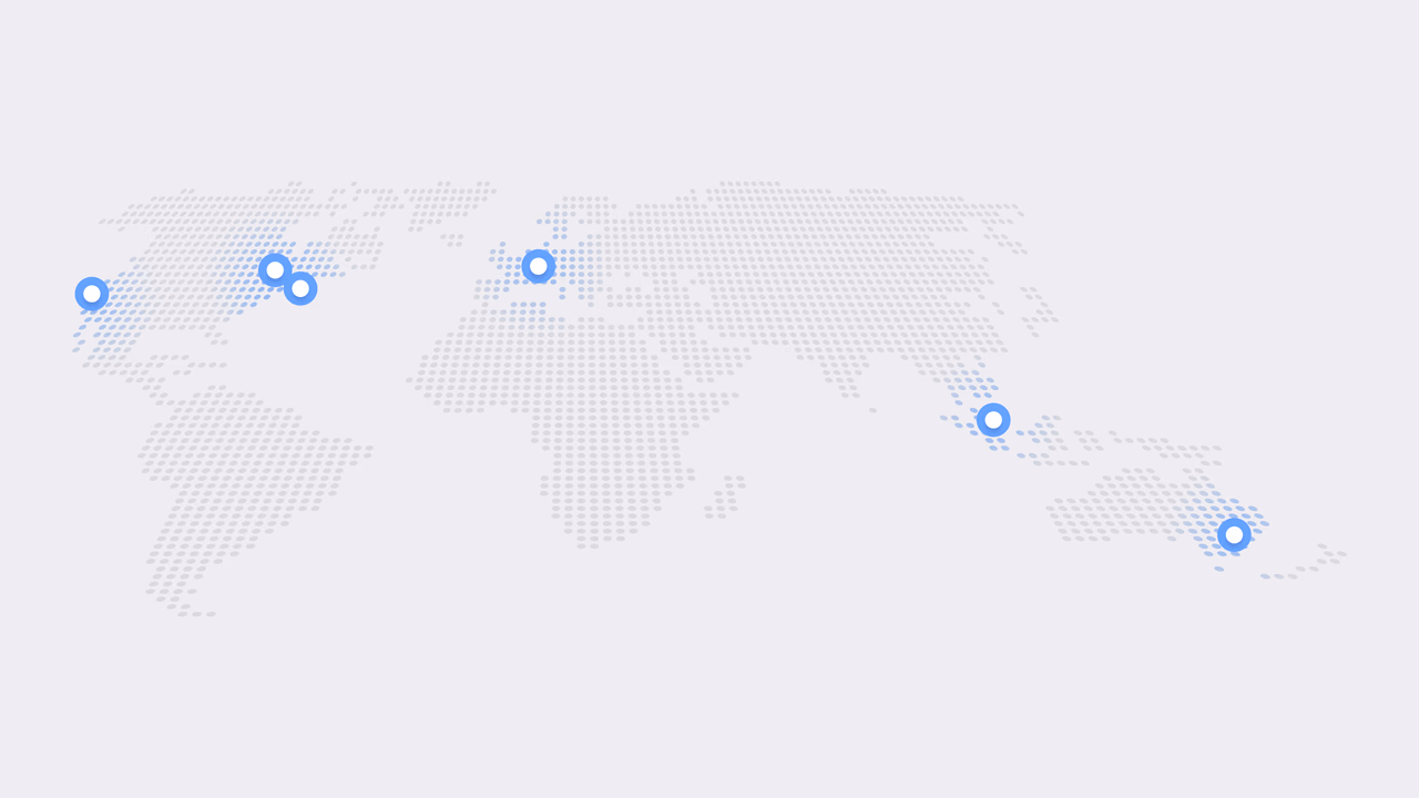 Regions map