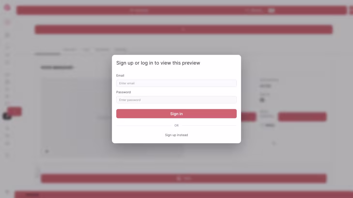 Preview deployment