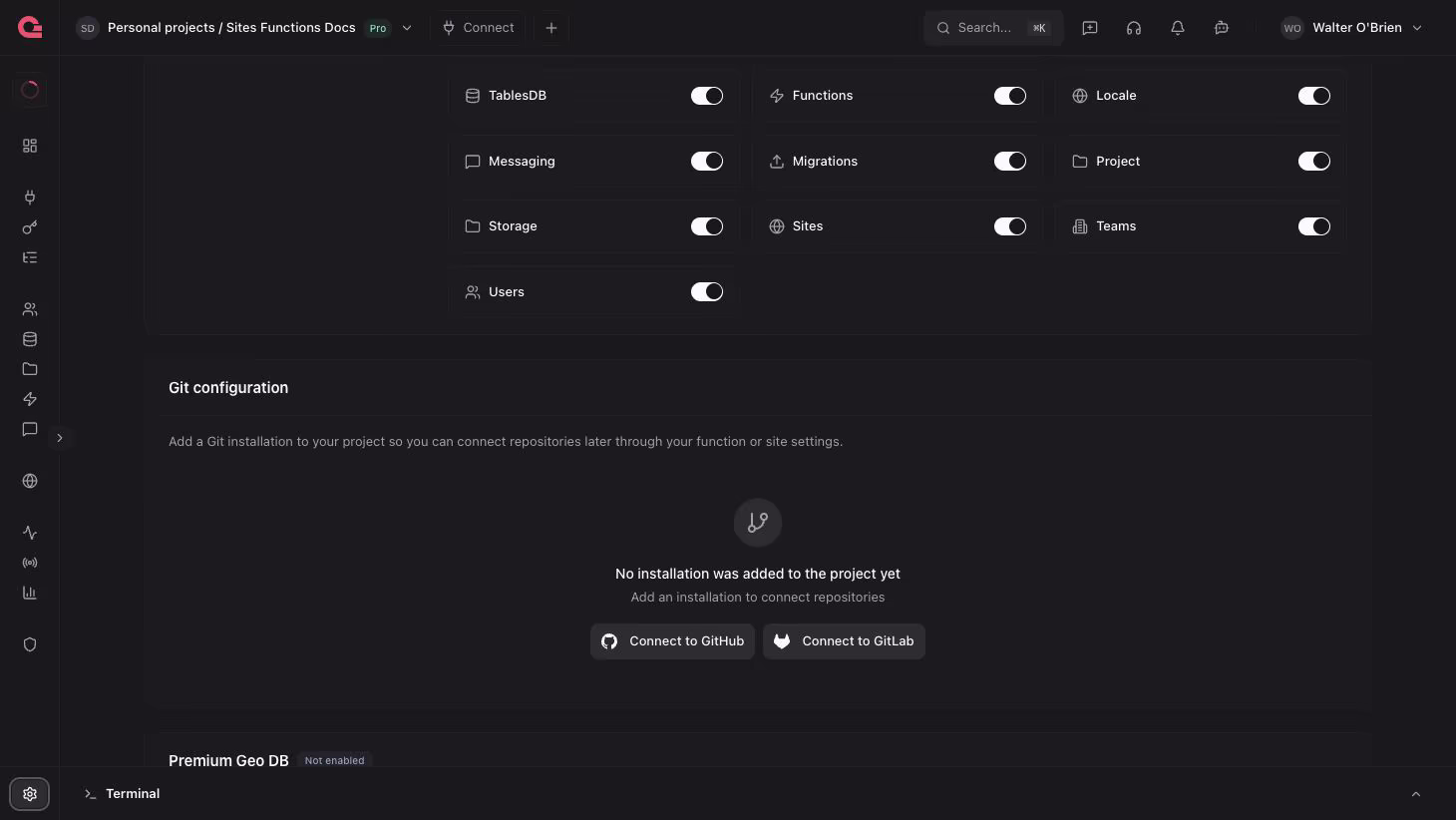 Installed GitHub app