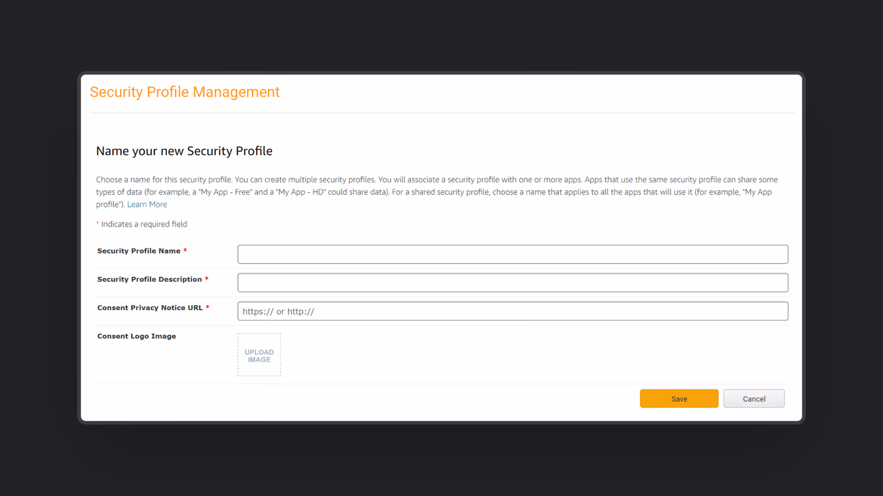 New security profile