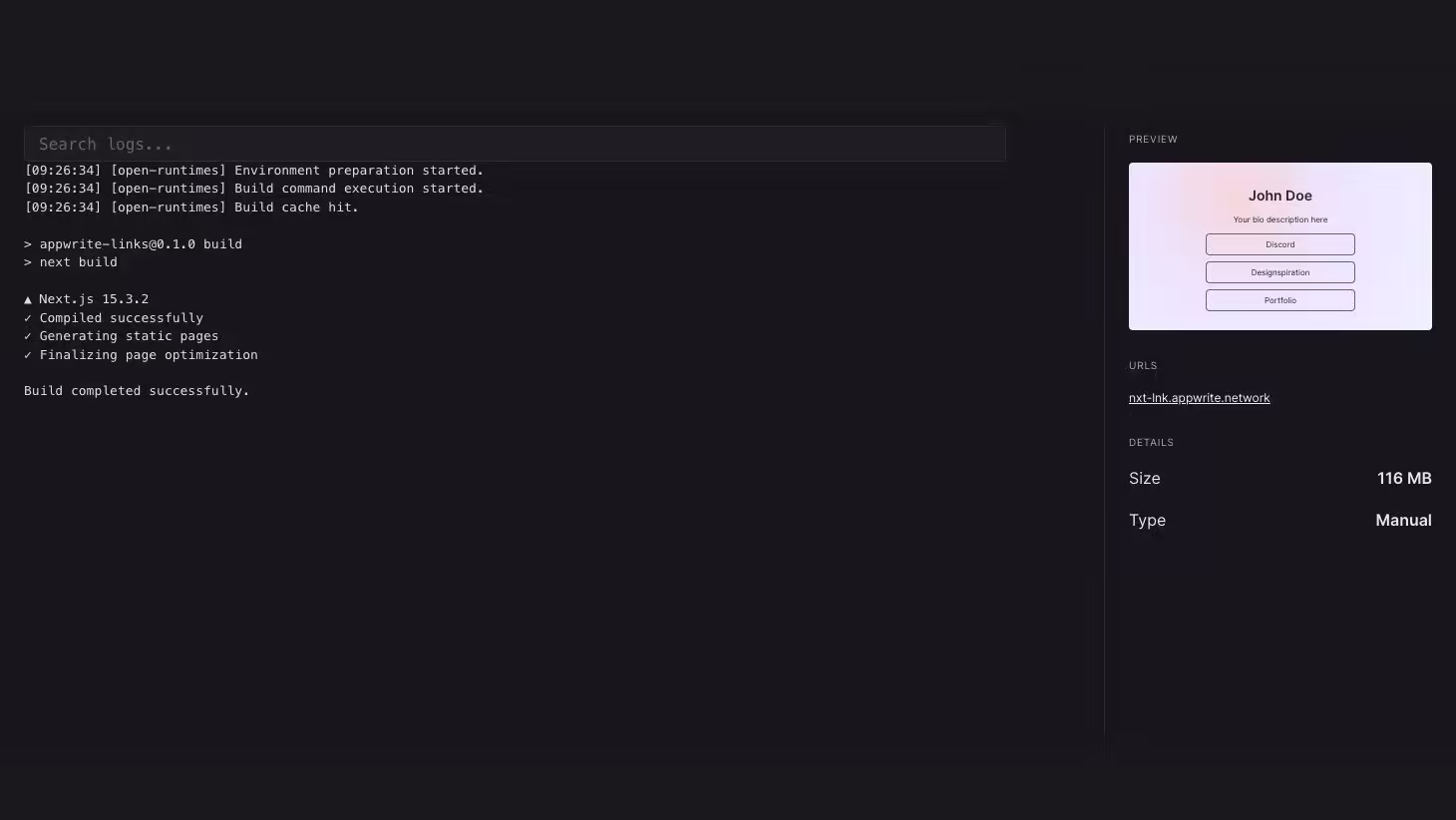 Configure site details