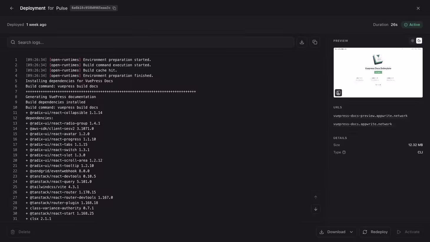 Configure site details